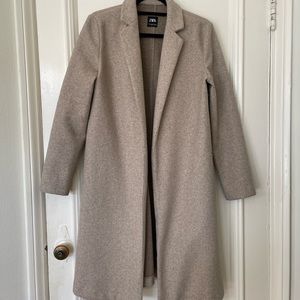 Zara coat in oatmeal